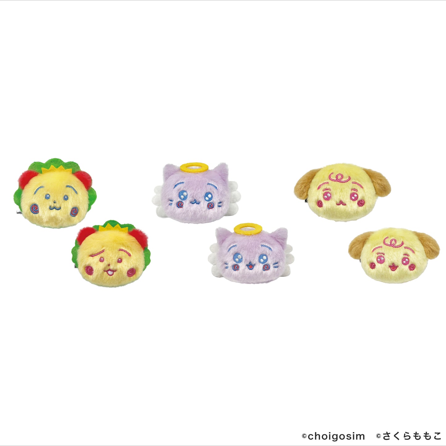 コジコジ×チェゴシム ぬいぐるみヘアクリップ