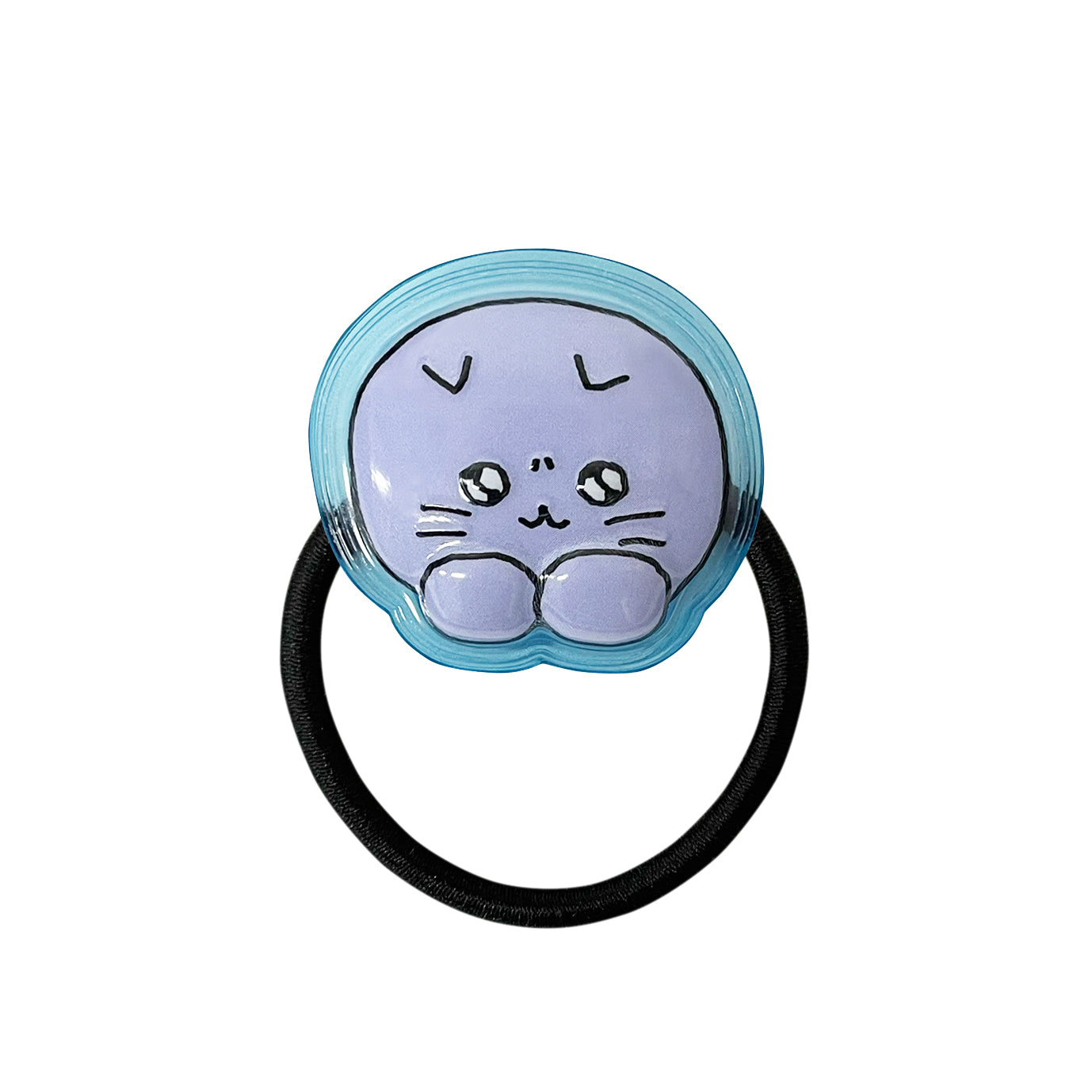 【現品限り】ぐでねこチャンと蝶　ヘアゴム 現品限り】ぐでねこチャンと蝶ヘアゴム