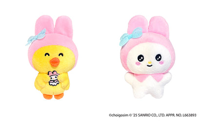 チェゴシム×サンリオキャラクターズコラボ ペアマスコット3 （ぴよぴよゴシム×マイメロディ）