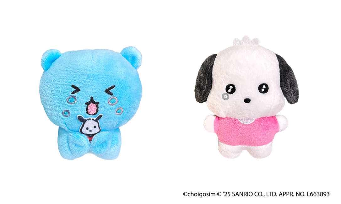 チェゴシム×サンリオキャラクターズコラボ ペアマスコット6（うわーんゴシム×ポチャッコ）