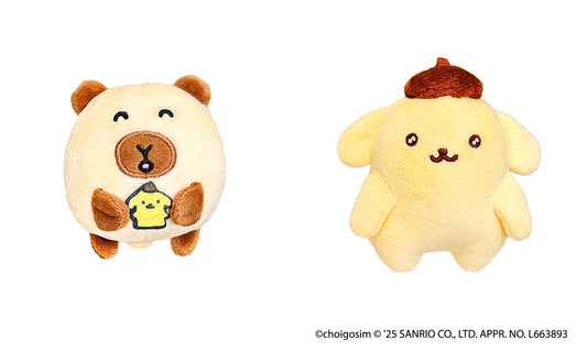 チェゴシム×サンリオキャラクターズコラボ ペアマスコット5（かぴゴシム×ポムポムプリン）