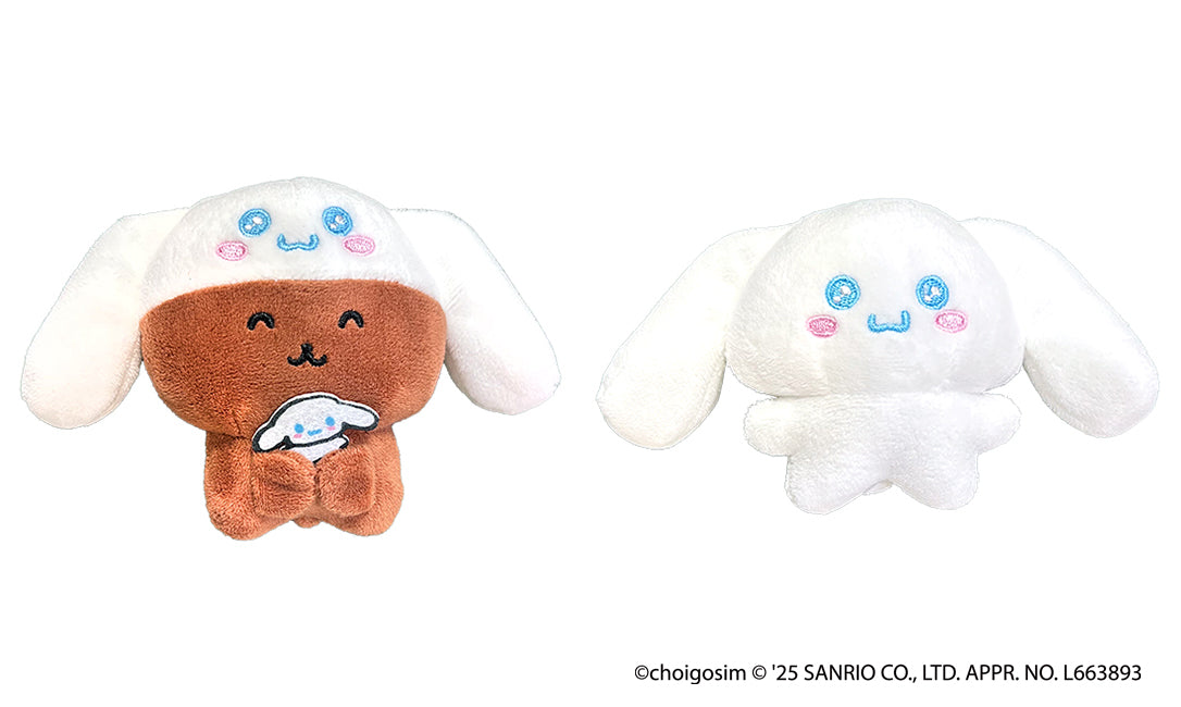 チェゴシム×サンリオキャラクターズコラボ ペアマスコット2（くまゴシム×シナモロール）