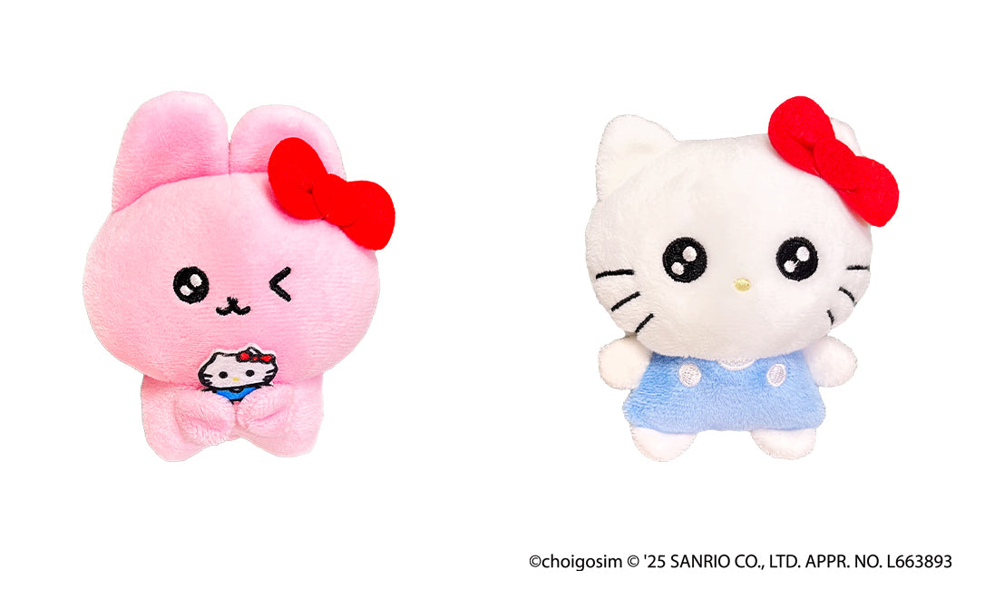 チェゴシム×サンリオキャラクターズコラボ ペアマスコット1（うさゴシム×ハローキティ）