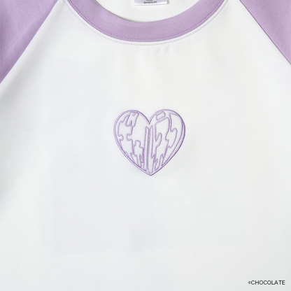 ギャルネコ ラグランTシャツ たいやき