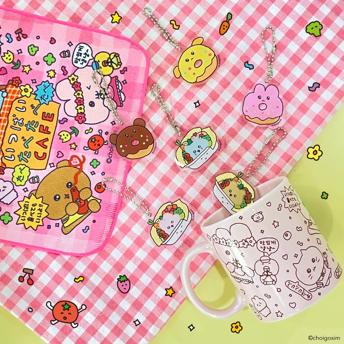 チェゴシム　テーマカフェ　ミニタオル