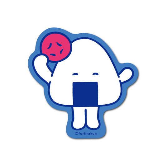 おにうめ ダイカットミニステッカー にっこり