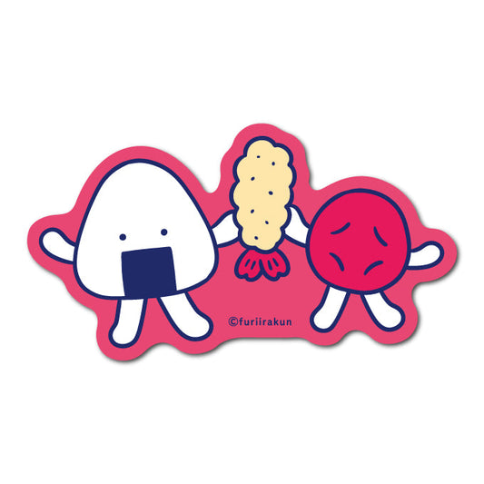 おにうめ ダイカットミニステッカー えび天