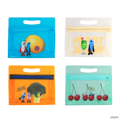 パペットスンスン PVCジッパーバッグ