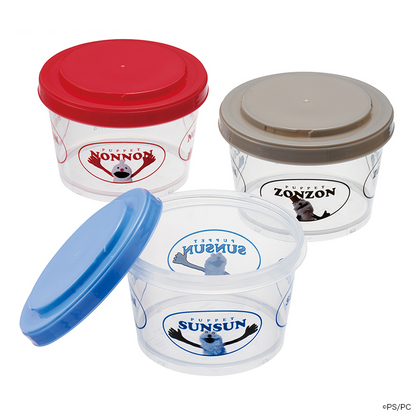 パペットスンスン ジョイント式薄肉保存容器3Pセット