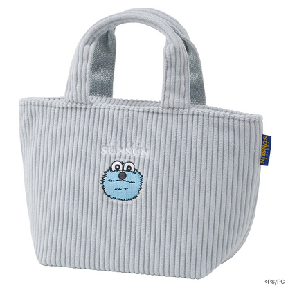 パペットスンスン コーデュロイ生地ランチバッグ