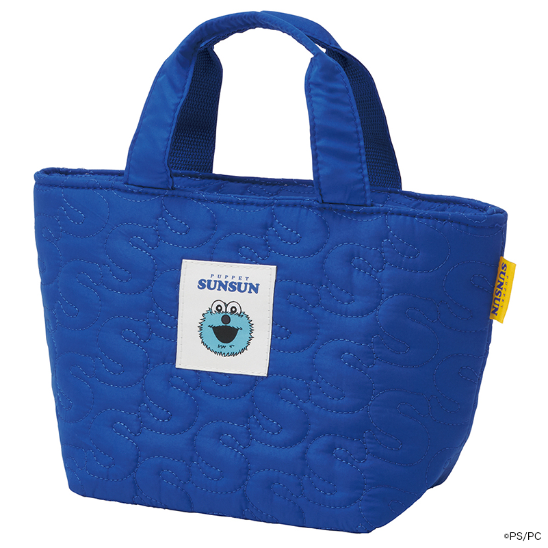 パペットスンスン キルティング生地ランチバッグ