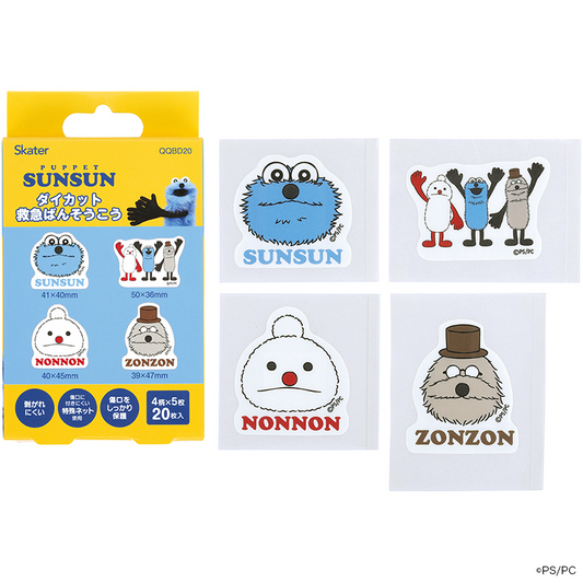 パペットスンスン ダイカット絆創膏 20枚入