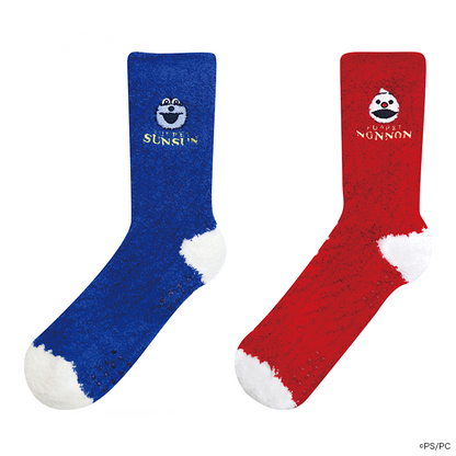 パペットスンスン 編み込みボアソックス