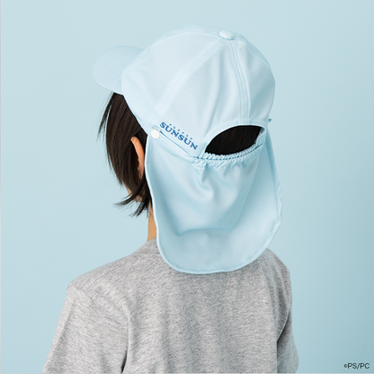 パペットスンスン 子供冷感キャップ BLACK