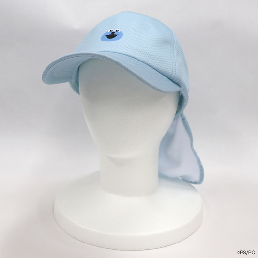 パペットスンスン 子供冷感キャップ BLUE