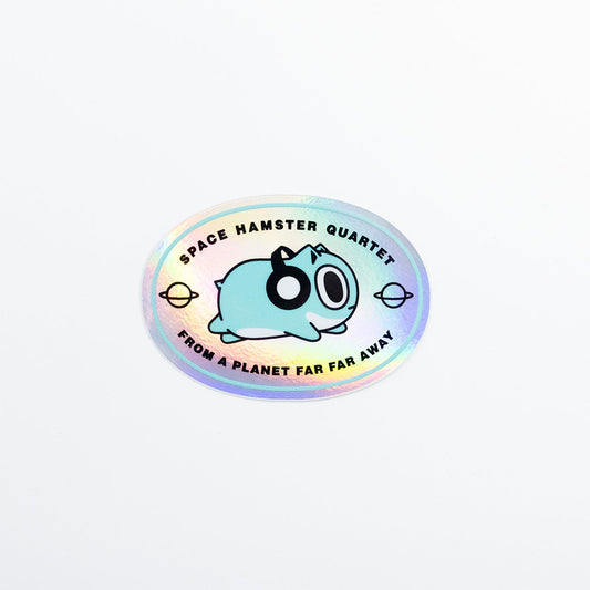 ホログラムステッカー SPACE HAMSTER