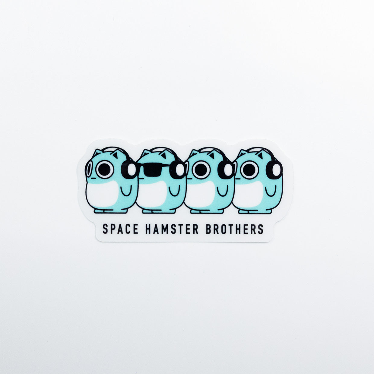 透明ステッカー SPACE HAMSTER
