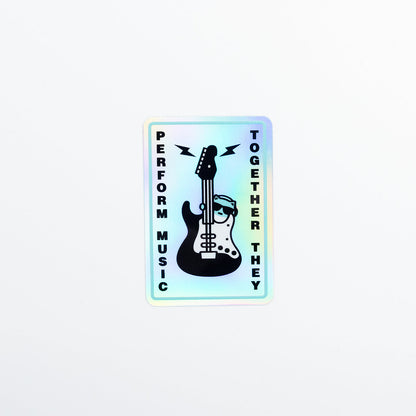 ホログラムステッカー PERFORM MUSIC