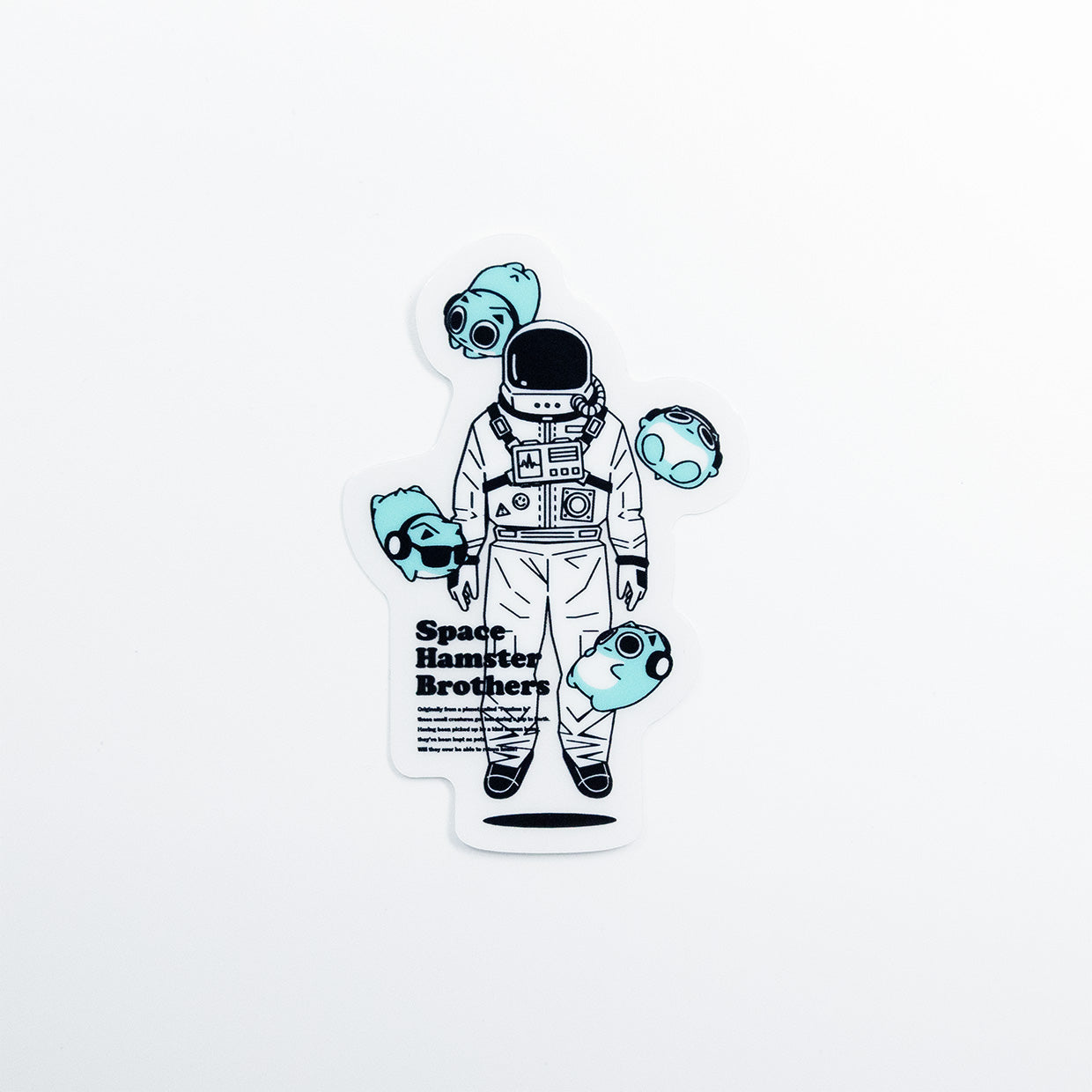 透明ステッカー SPACESUIT