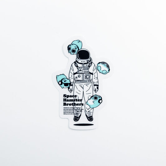 透明ステッカー SPACESUIT