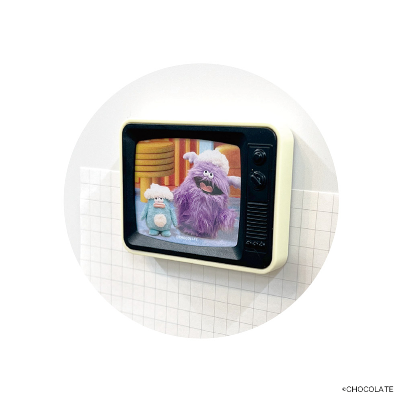 ホイッピ＆ラッピ シークレットテレビ型マグネット 単品（ランダム10種）