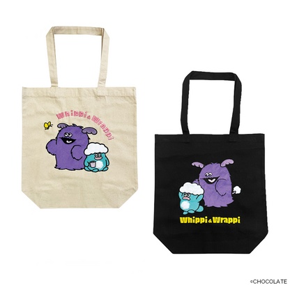 ホイッピ＆ラッピ アップリケトートバッグ