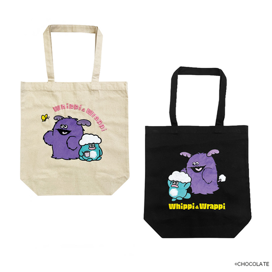 ホイッピ＆ラッピ アップリケトートバッグ