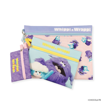 ホイッピ&ラッピ ３連ポーチ