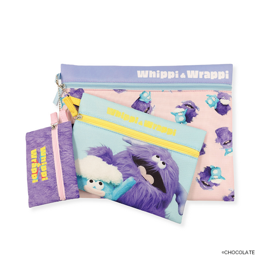 ホイッピ&ラッピ ３連ポーチ