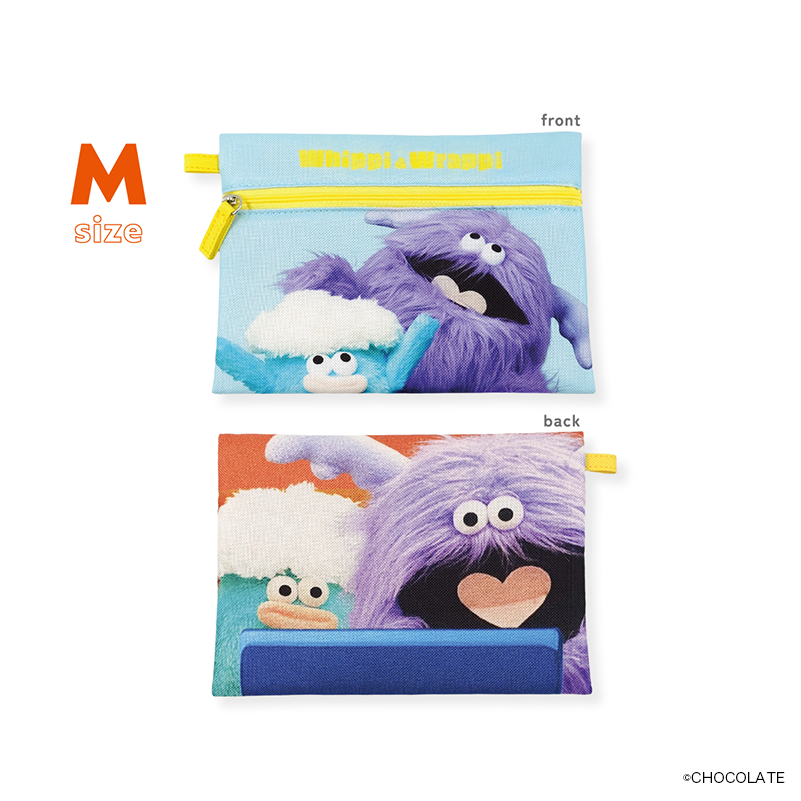 ホイッピ&ラッピ ３連ポーチ