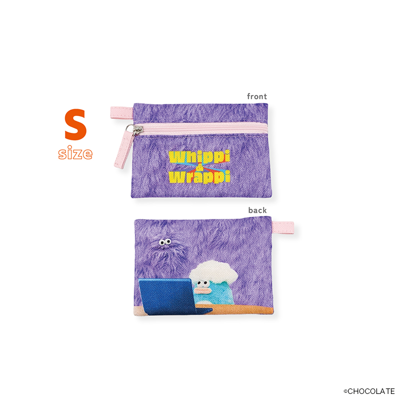 ホイッピ&ラッピ ３連ポーチ