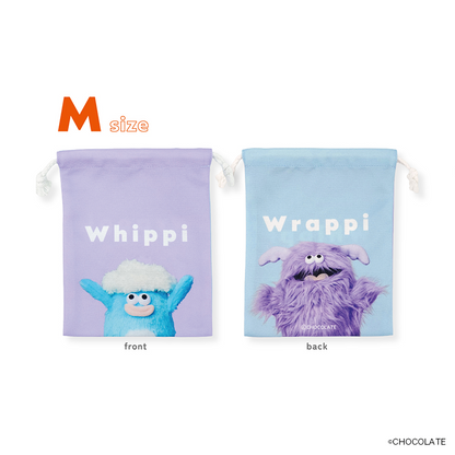 ホイッピ&ラッピ ３P巾着