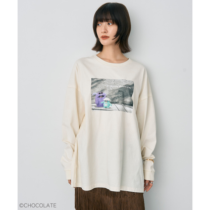 ホイッピ&ラッピ プリントロンTee①【YECCA VECCA】