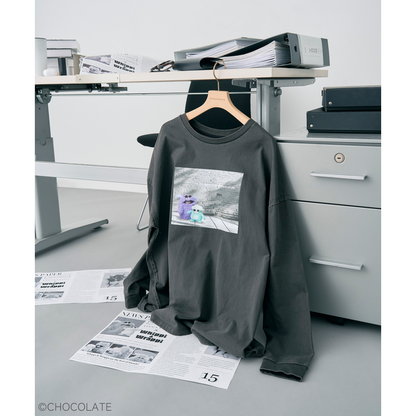 ホイッピ&ラッピ プリントロンTee①【YECCA VECCA】