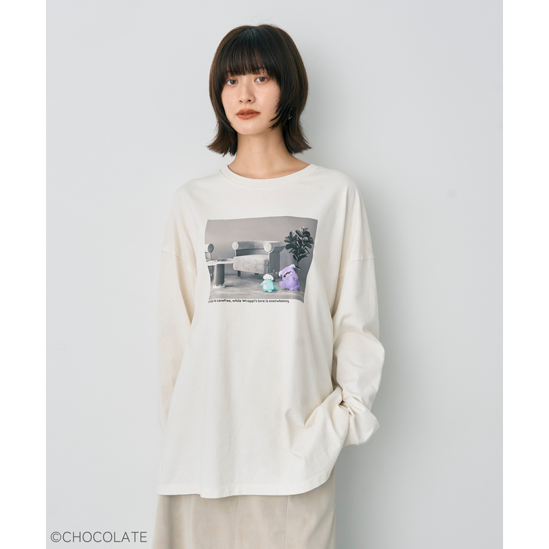 ホイッピ&ラッピ プリントロンTee②【YECCA VECCA】