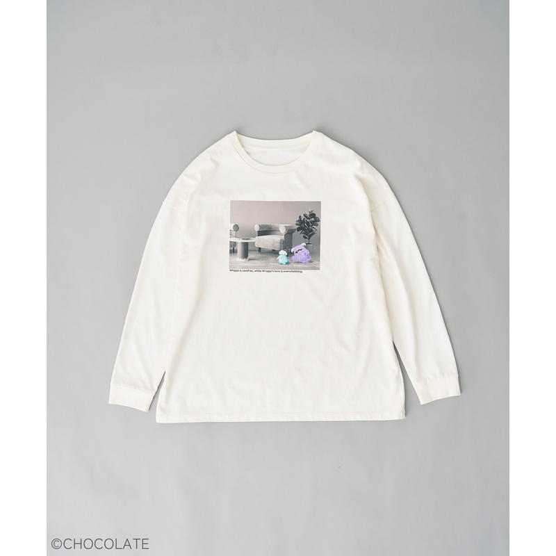 ホイッピ&ラッピ プリントロンTee②【YECCA VECCA】