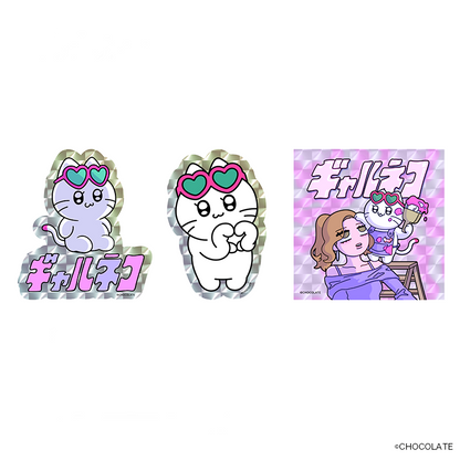 ギャルネコ ホログラムステッカー – CHOCOLATE ONLINE STORE