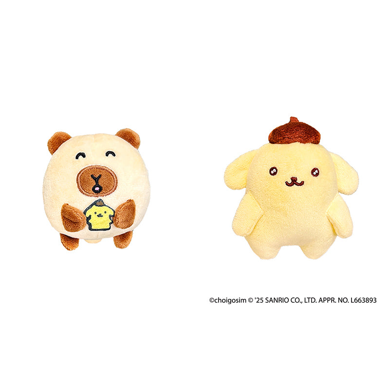 チェゴシム×サンリオキャラクターズコラボ ペアマスコット5（かぴゴシム×ポムポムプリン）