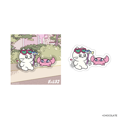 ギャルネコ シチュエーションステッカー