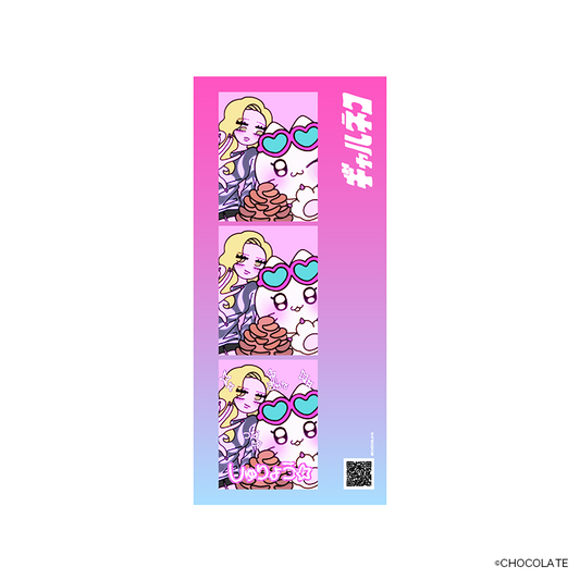 ギャルネコ プリクラ風ステッカー しゅりょう