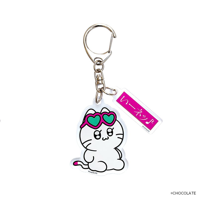 ギャルネコ セリフアクリルキーホルダー