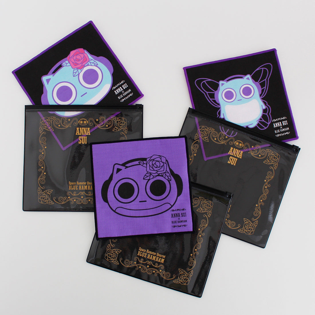 スマートフォンクリーナー  ブラック（バタフライ）