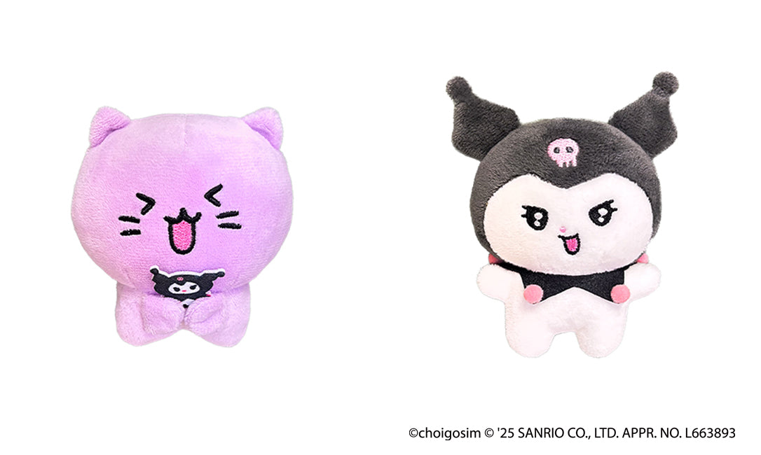 チェゴシム×サンリオキャラクターズコラボ ペアマスコット4（ ねこゴシム×クロミ）